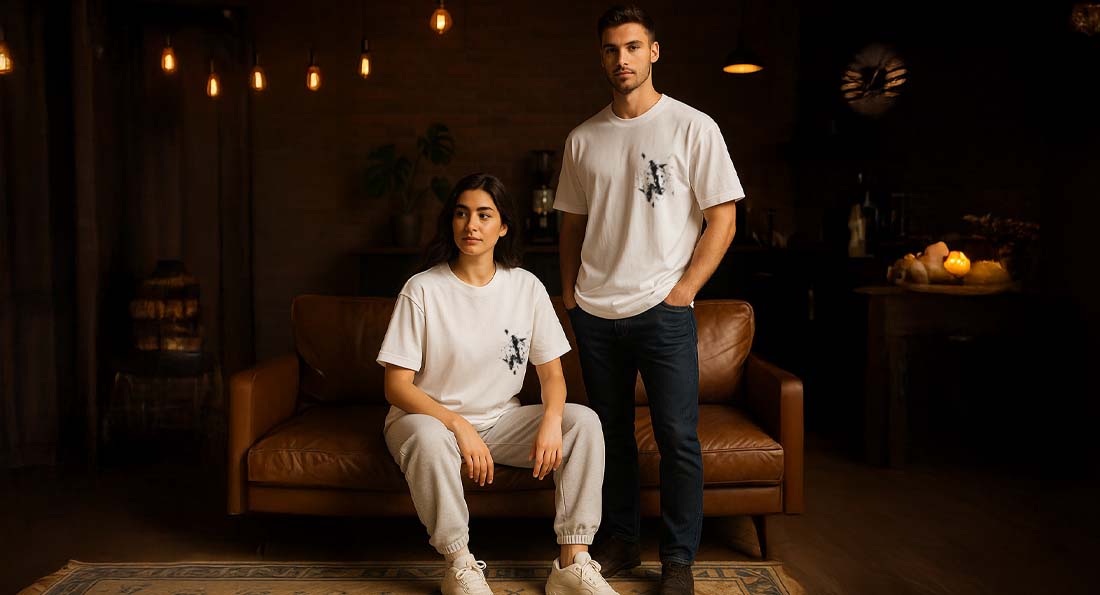 Oversize Baskılı Tişört - Espina Premium