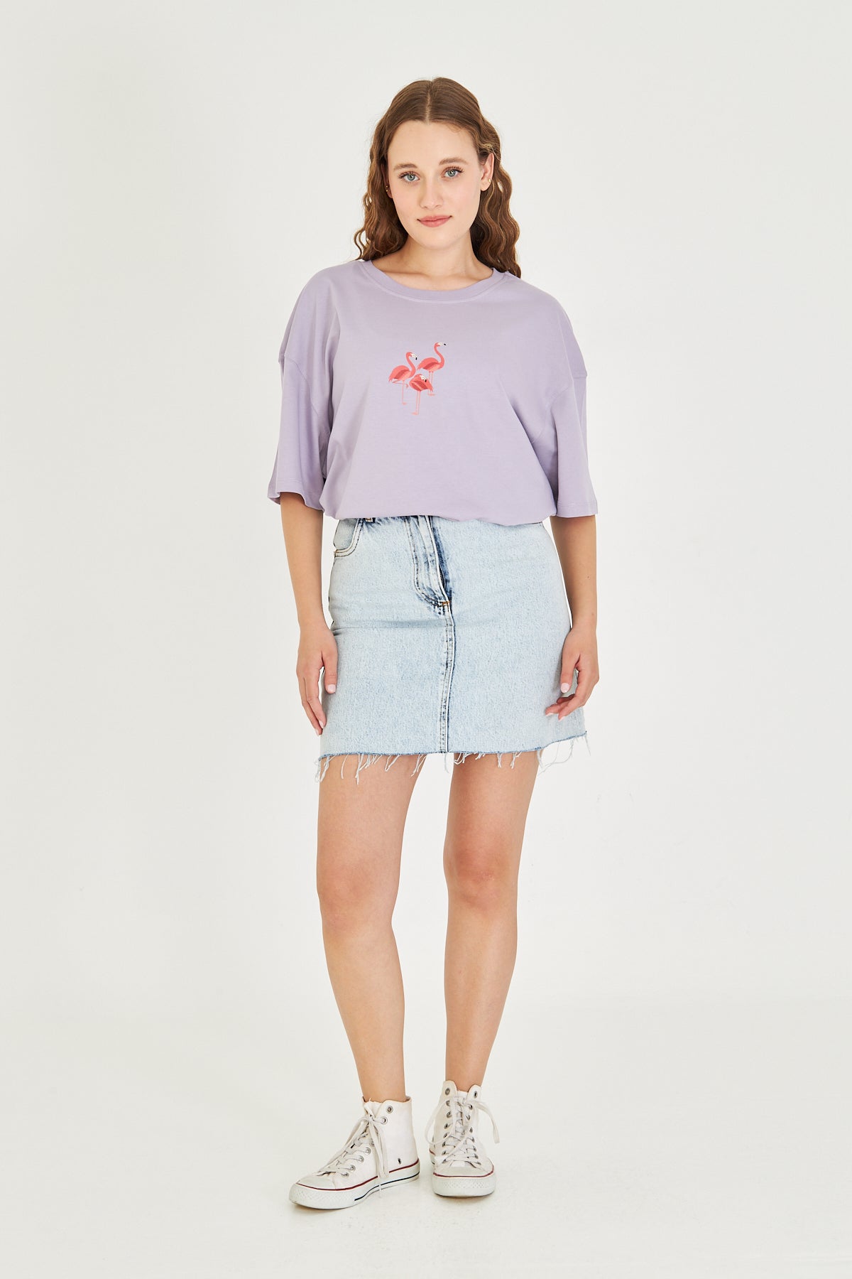 Minimal Tasarım Oversize Tişört