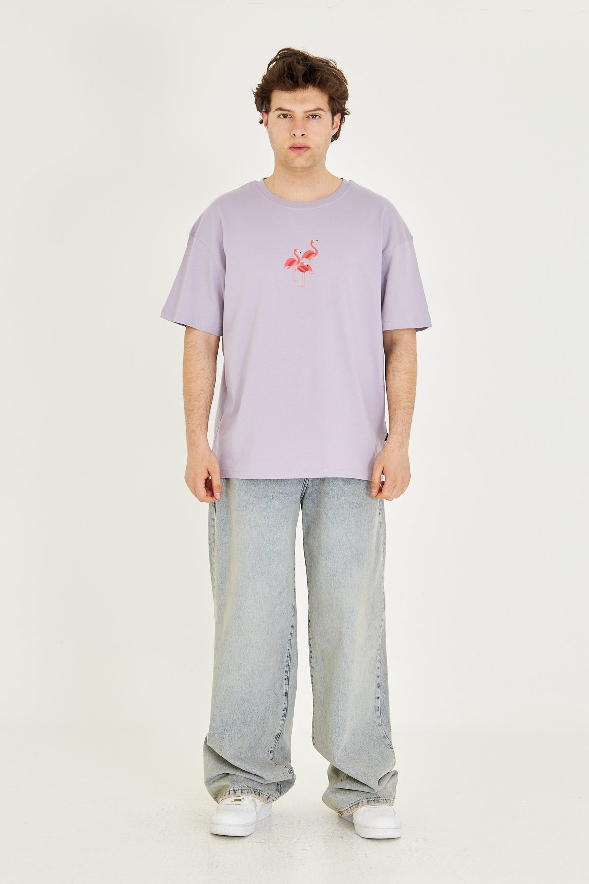 Minimal Tasarım Oversize Tişört