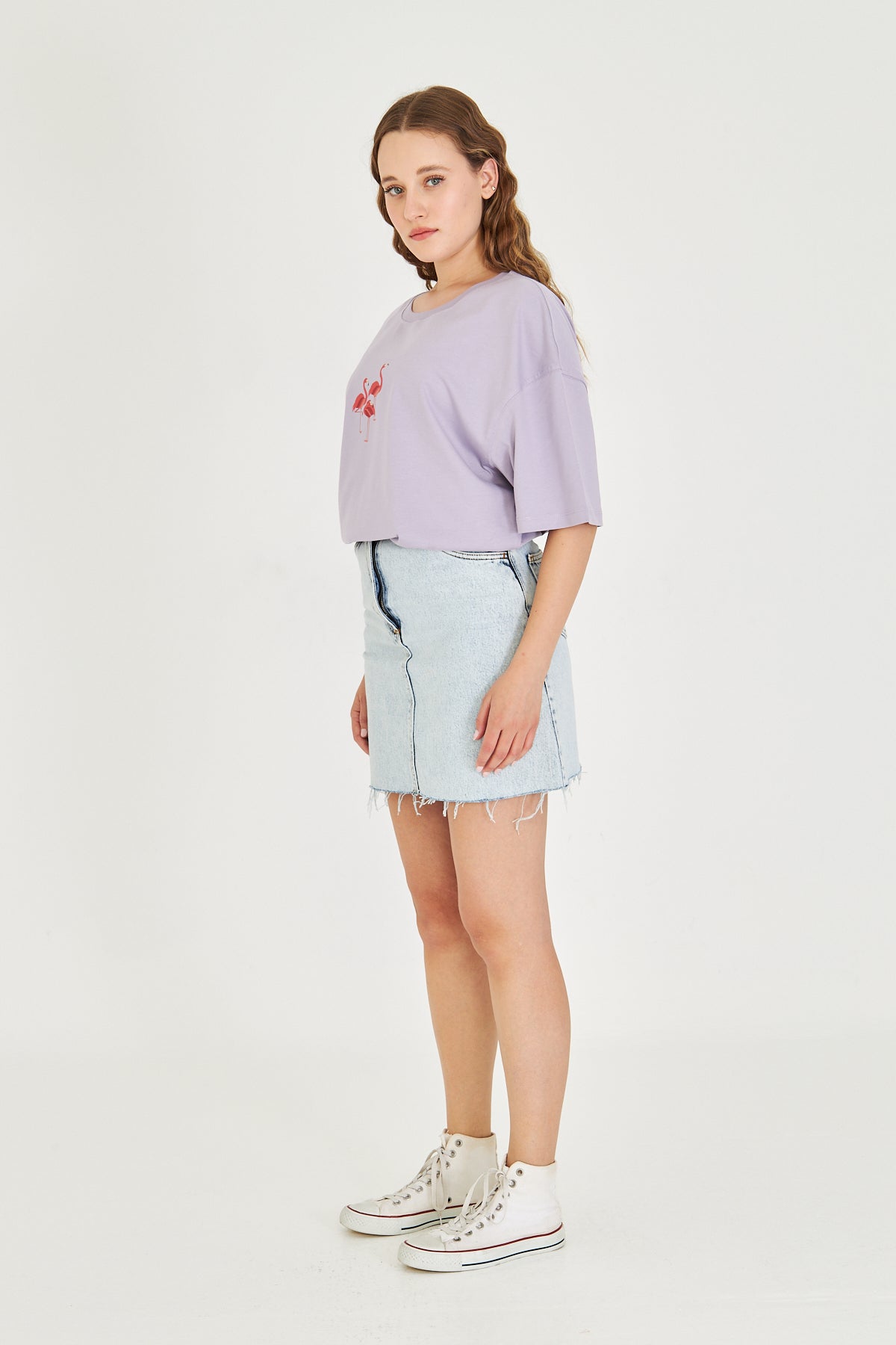 Minimal Tasarım Oversize Tişört