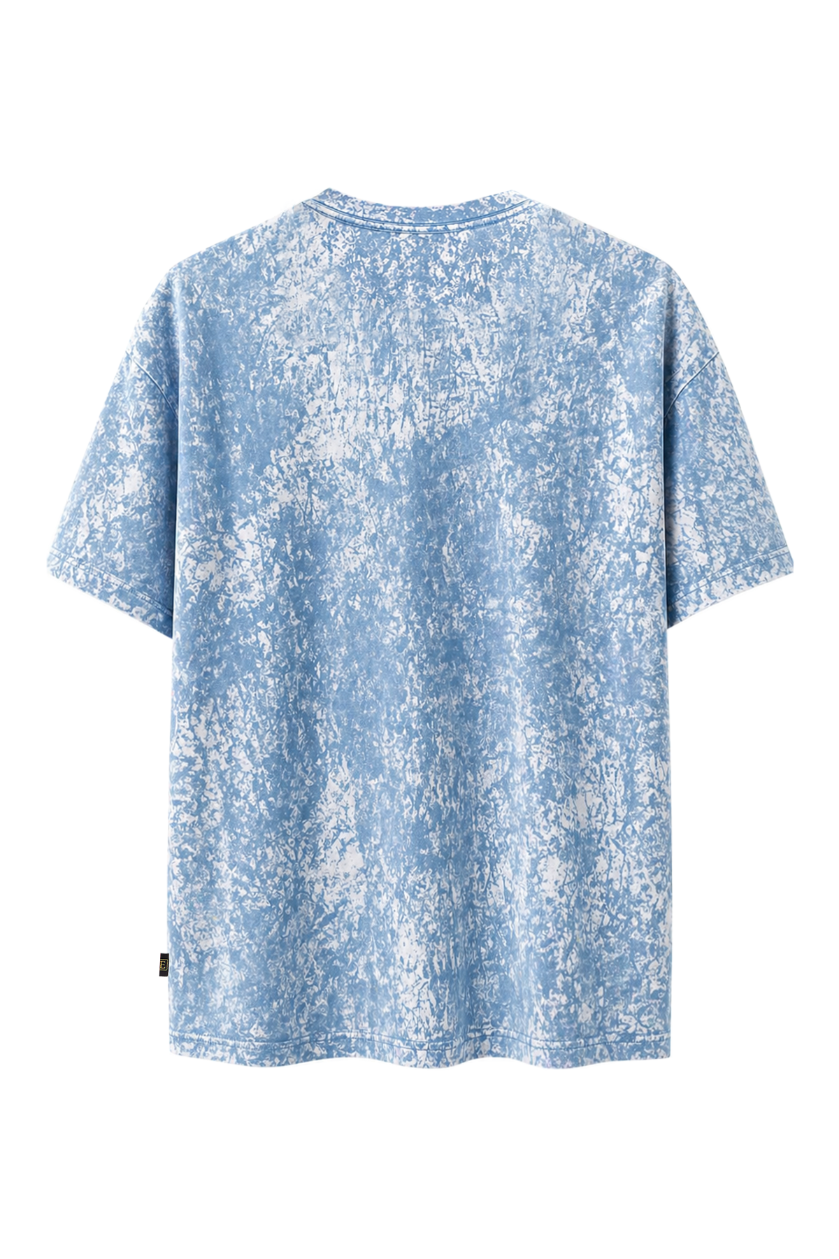 Batik Desenli Oversize Kısa Kollu Tişört