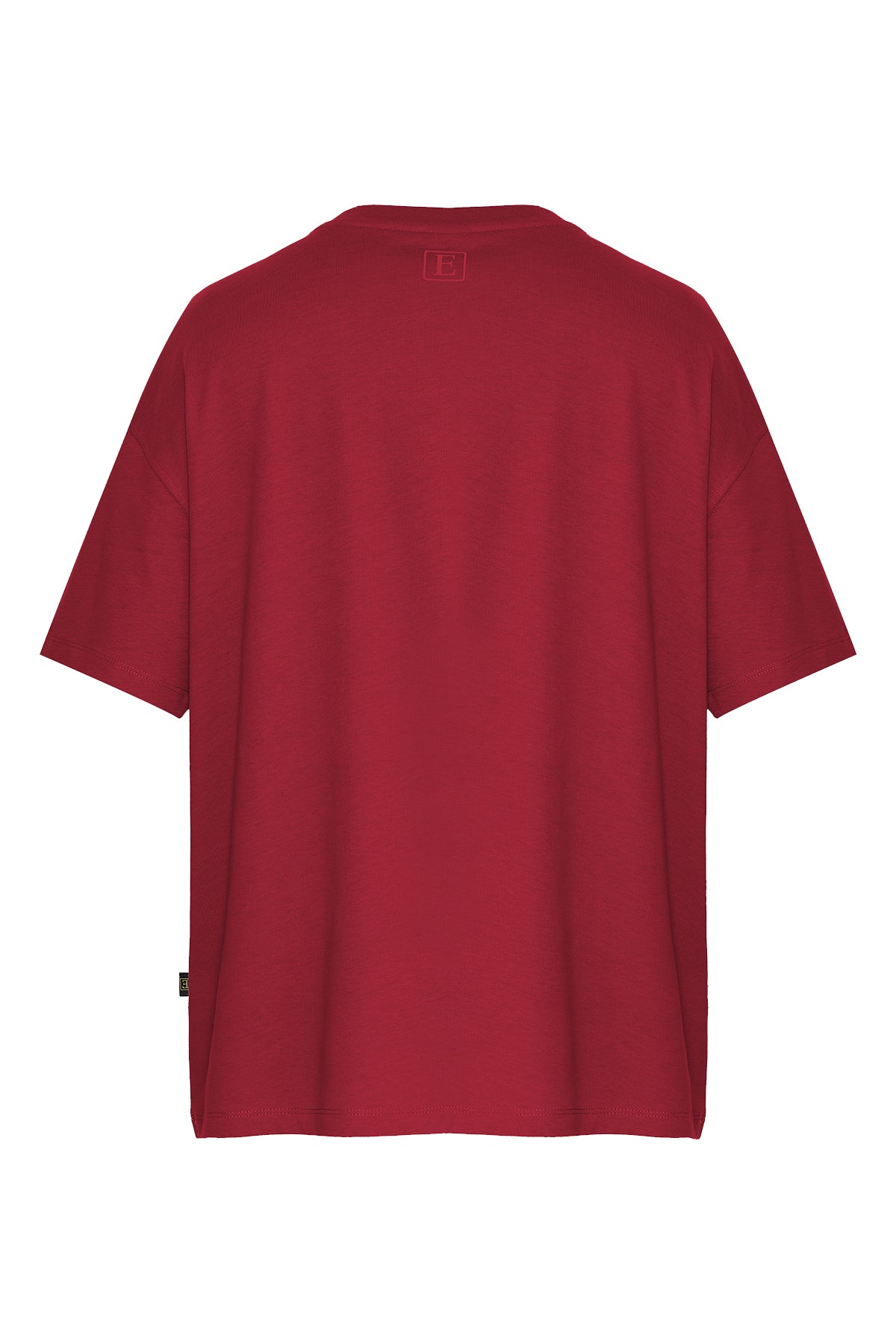 Kadın Basic Oversize Büyük Beden Kısa Kollu Tişört