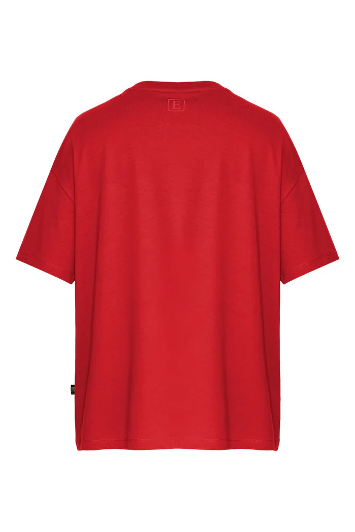 Oversize Ahtapot Baskılı Unisex Tişört