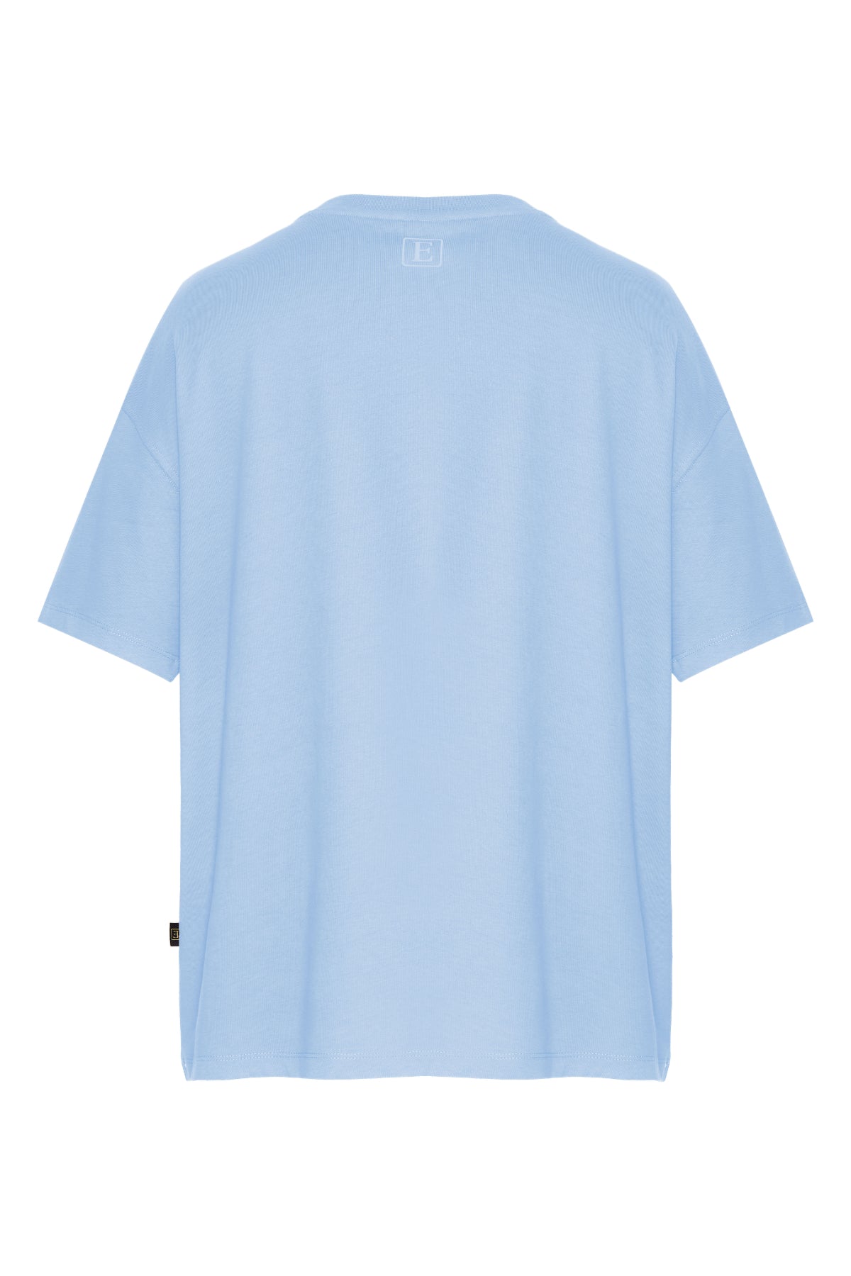 Basic Tişört Oversize - Mavi