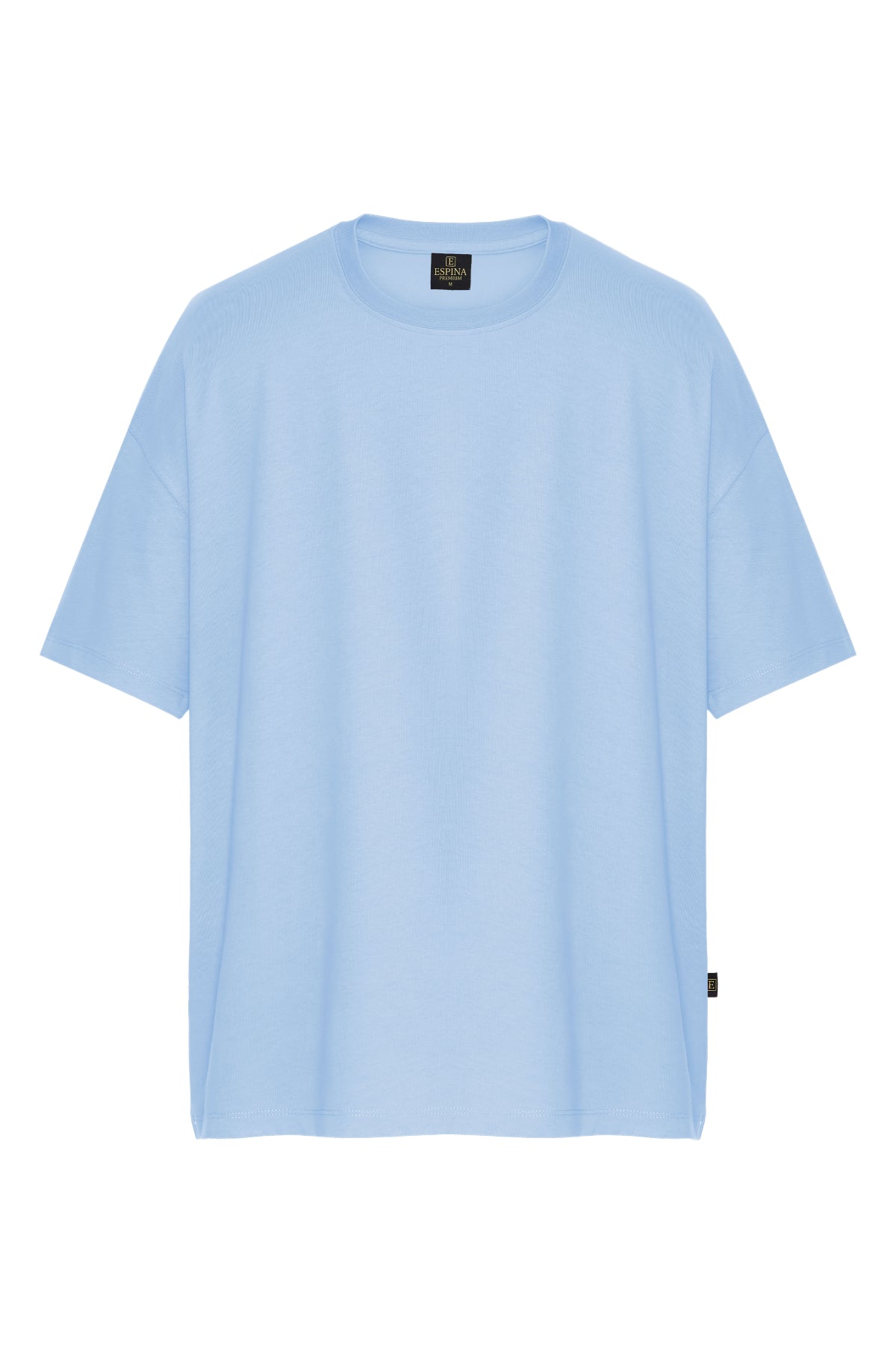 Basic Tişört Oversize - Mavi