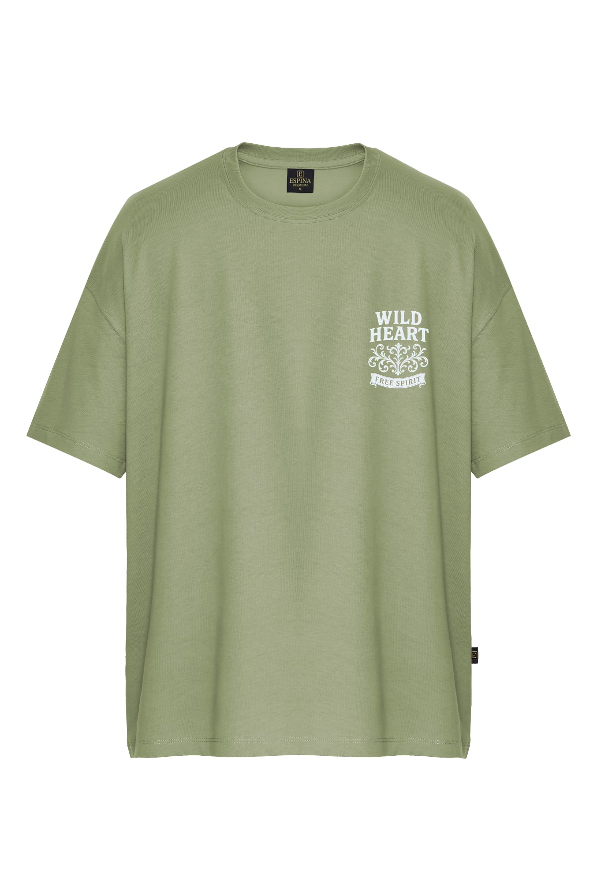 Sırt Tasarım Oversize Tişört