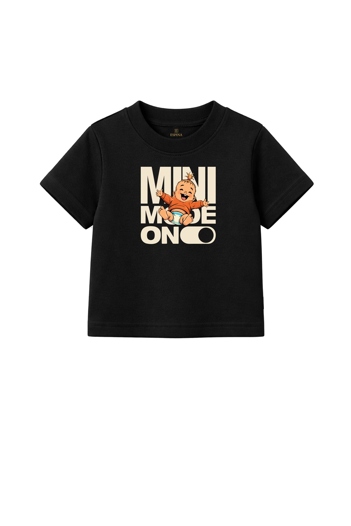 Kız Mini Mode On Baskılı Bebek/Çocuk Tişört
