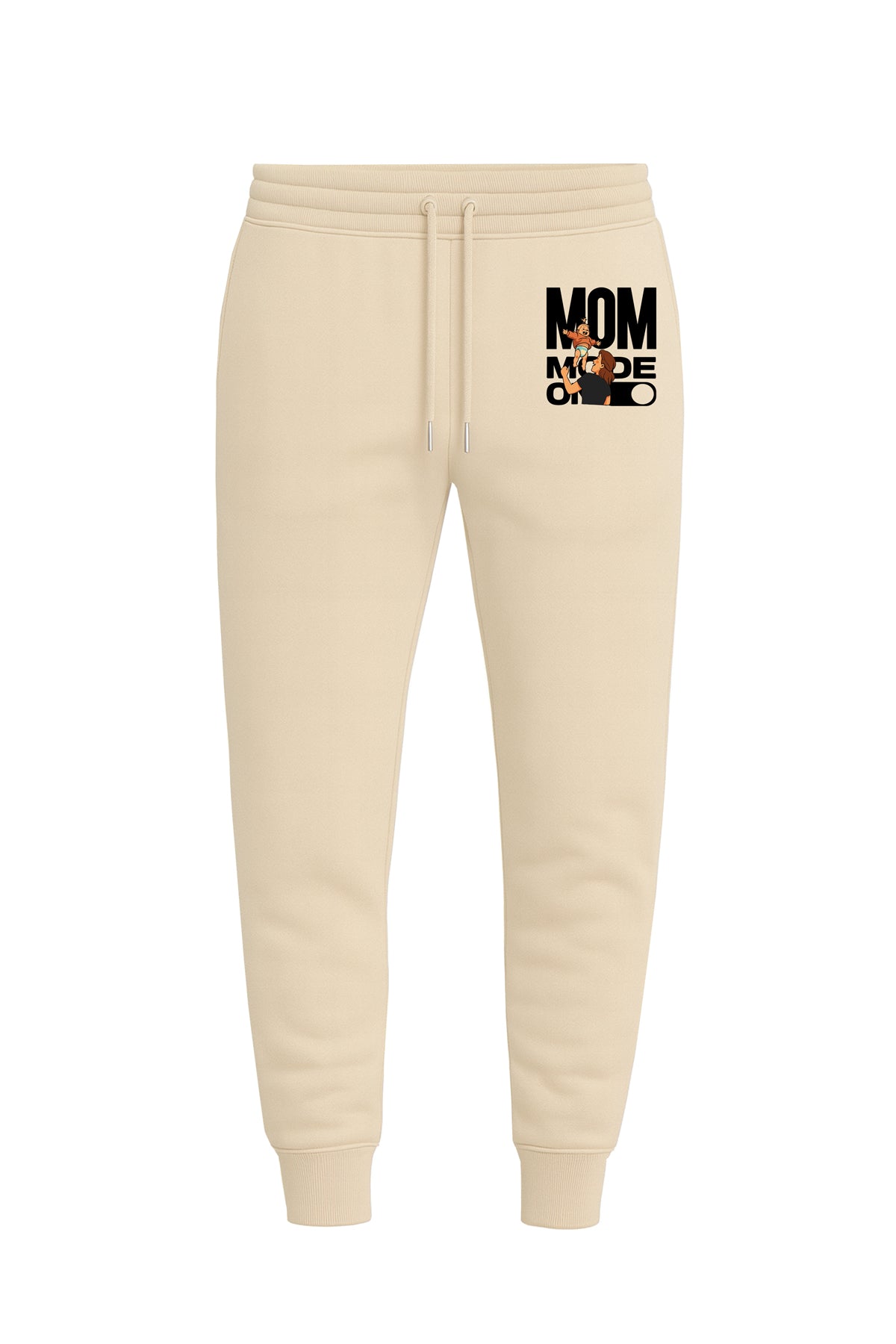 Mom Mode On Baskılı Kapüşonlu Sweatshirt & Jogger Eşofman Takımı