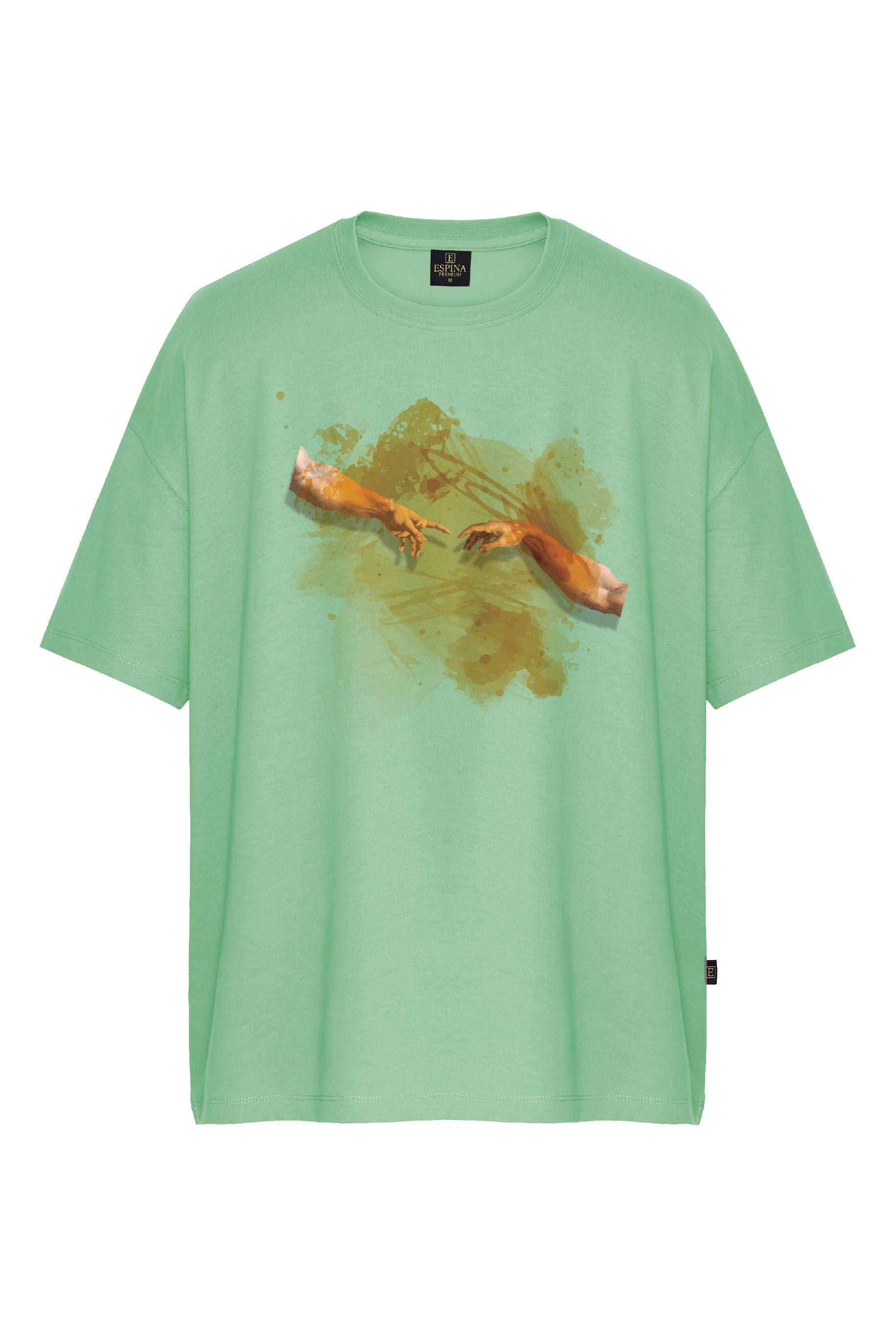 Oversize Touch Baskılı Unisex Tişört
