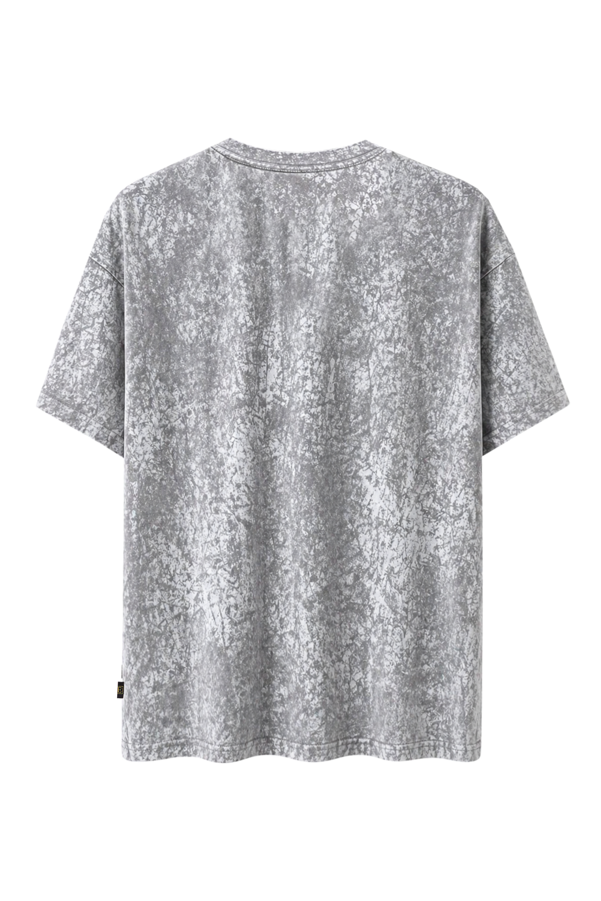 Batik Desenli Oversize Kısa Kollu Tişört