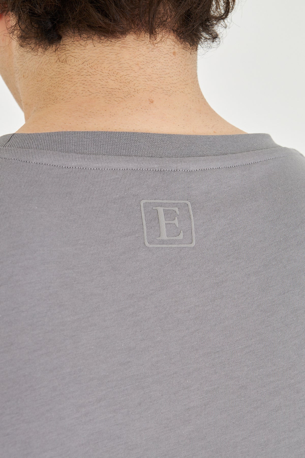 Basic Tişört Oversize - Gri