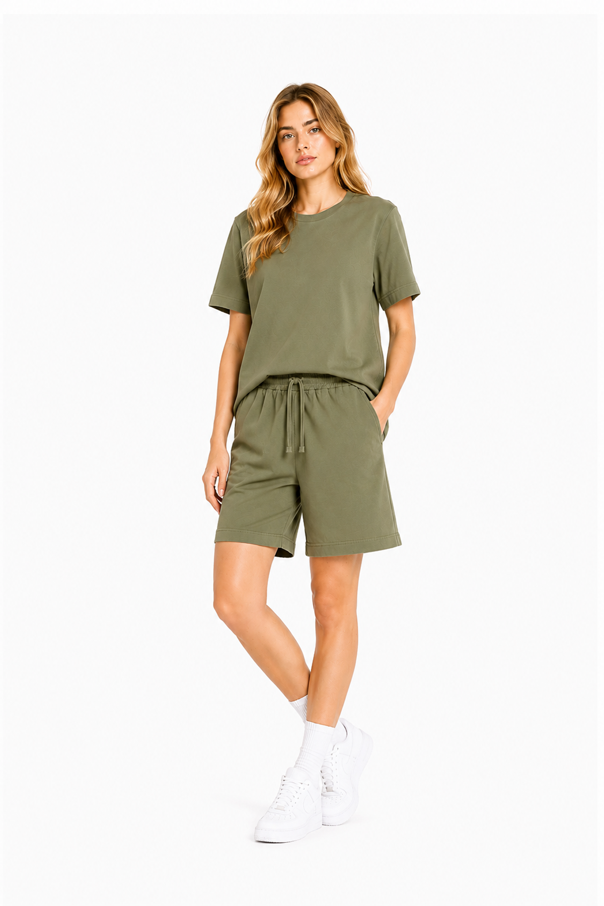 Regular %100 Pamuk Basic Şort Takım