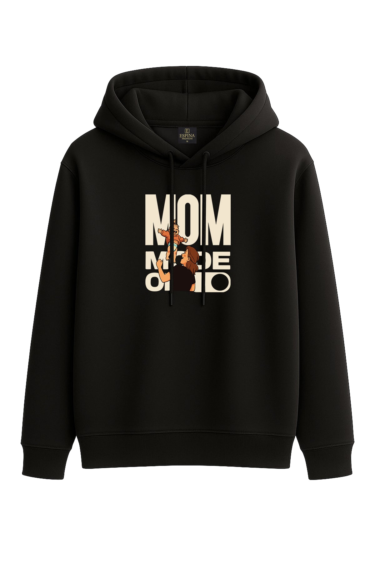 Mom Mode On Baskılı Kapüşonlu Sweatshirt & Jogger Eşofman Takımı