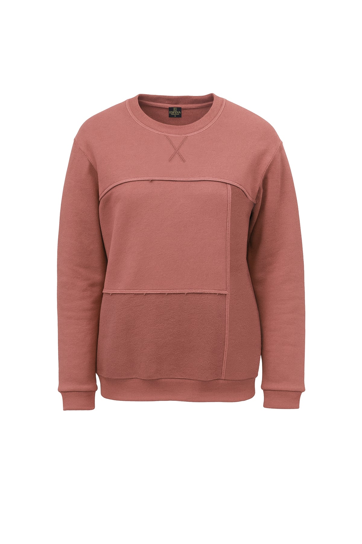 Unisex Regular Kesik Parça Detaylı Sweatshirt