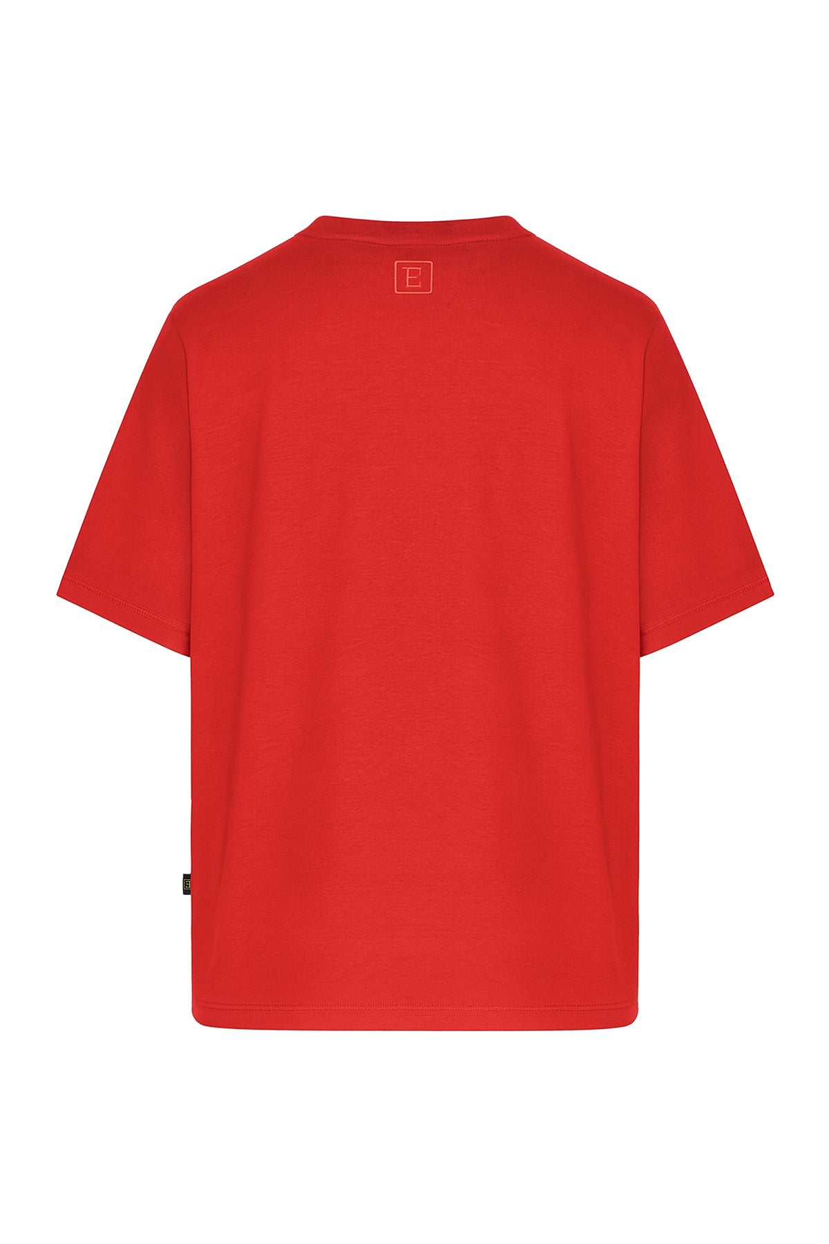 Baykuş İnsan Baskılı Çift Kollu Oversize Tişört