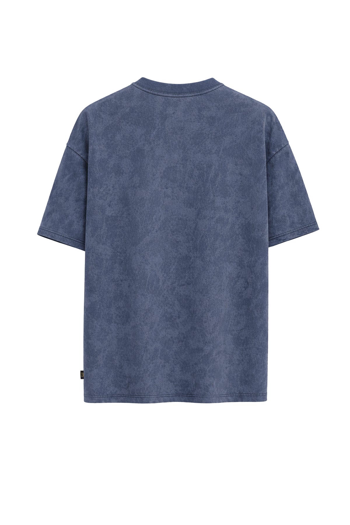 Vintage Batik Desenli Kısa Kollu Tişört