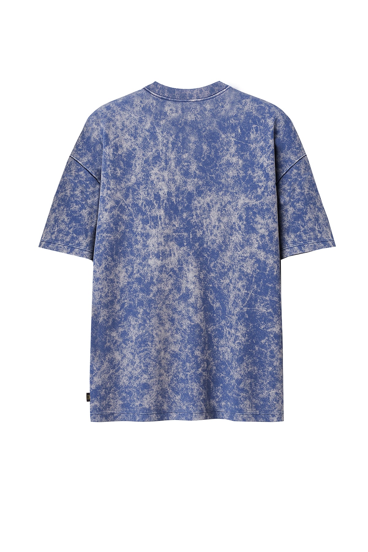 Vintage Batik Desenli Kısa Kollu Tişört