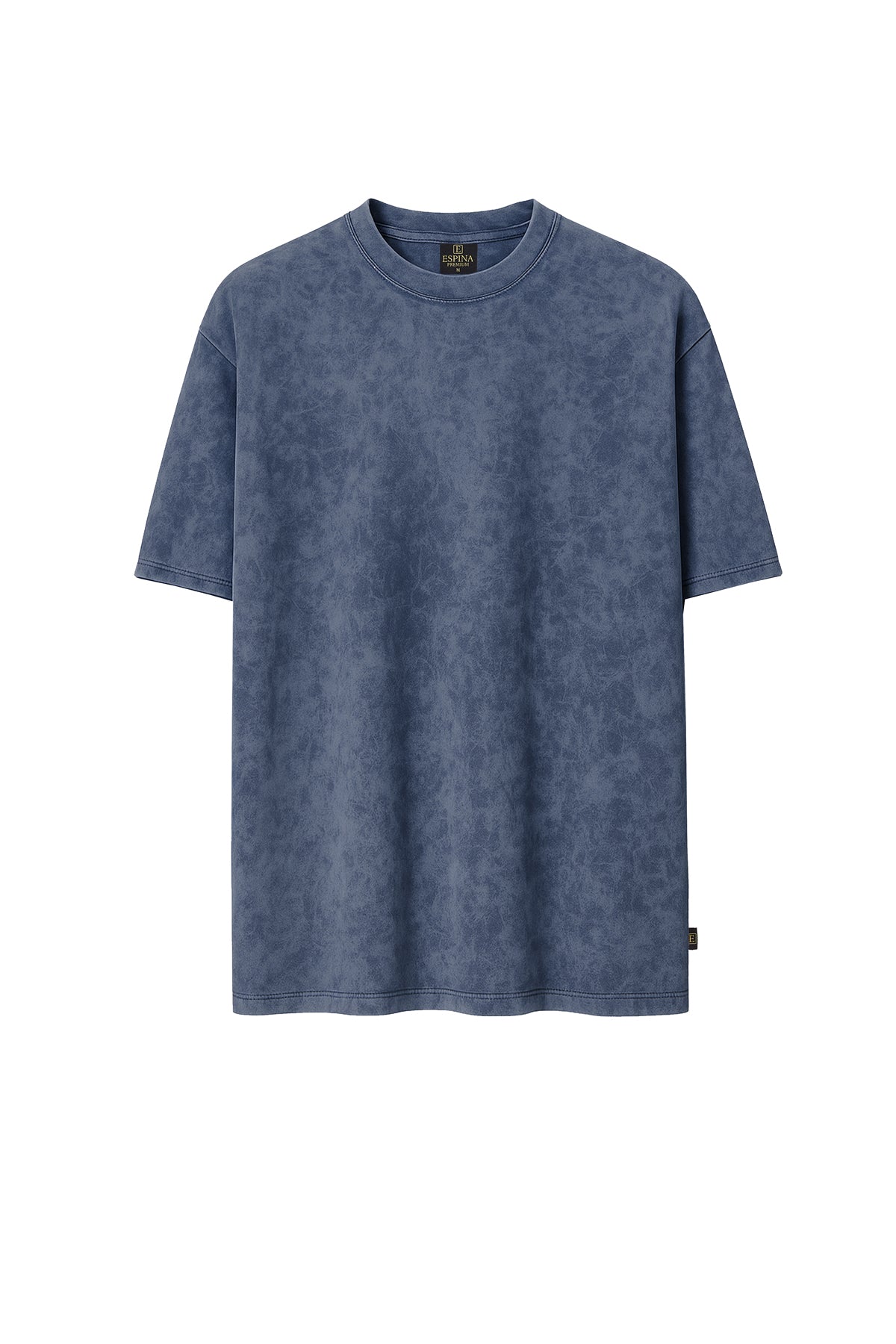 Vintage Batik Naxışlı Qısaqol Futbolka