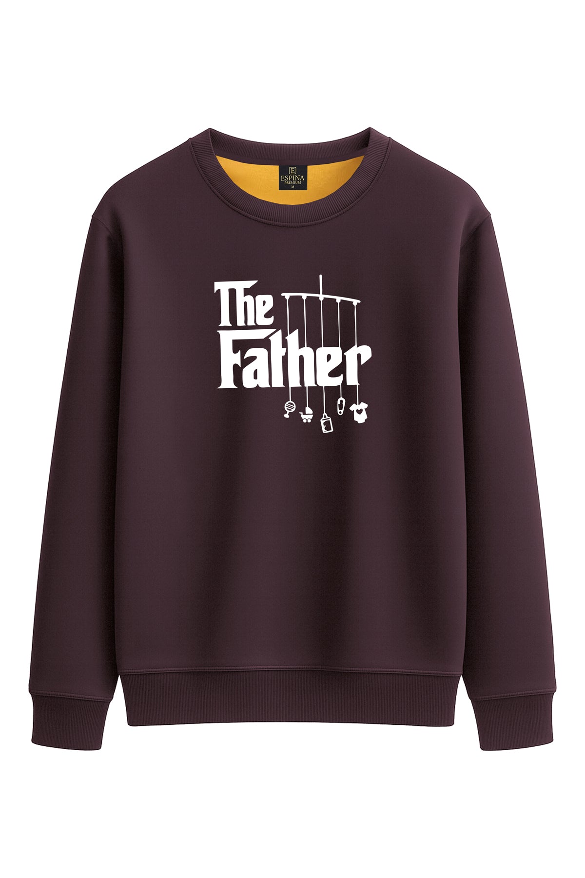 Erkek The Father Baskılı Sweatshirt