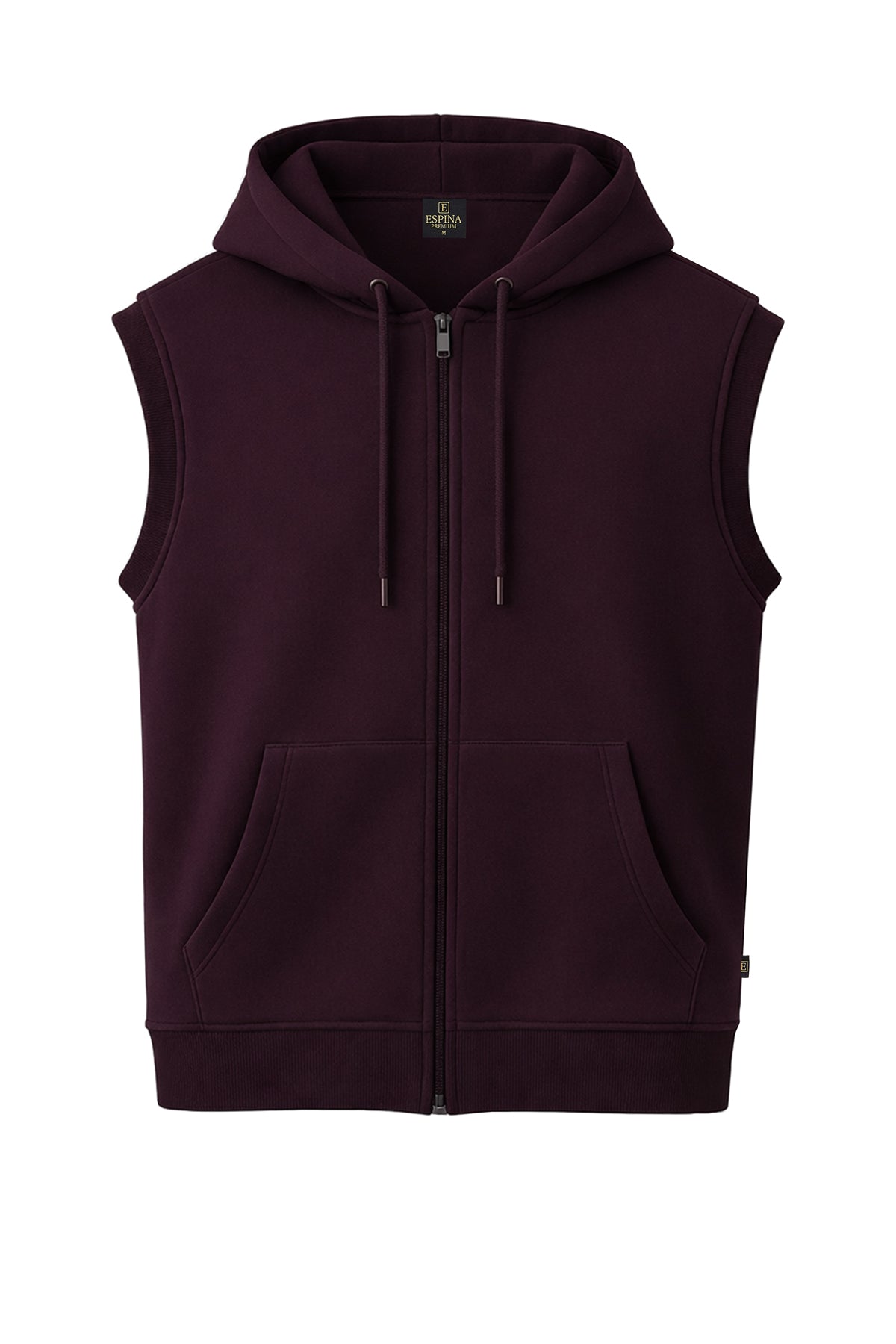 Erkek Kapüşonlu Fermuarlı Yelek