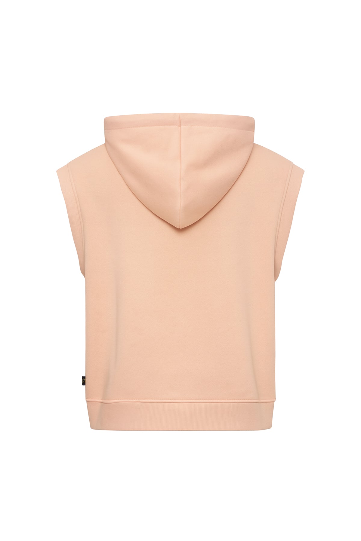 Kolsuz Kapüşonlu Fermuarlı Basic Sweat Yelek