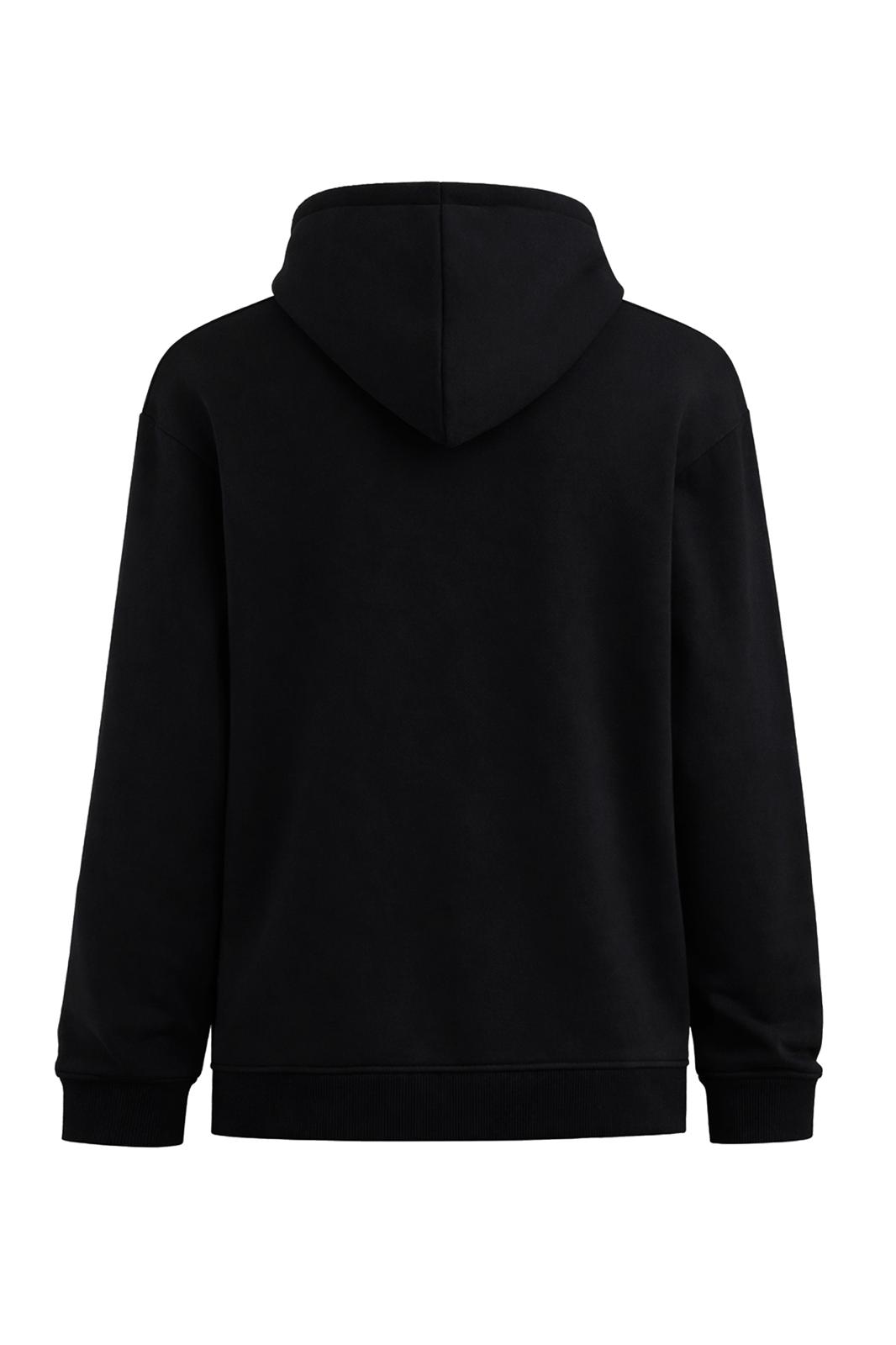 Unisex Fermuarlı Kapüşonlu Sweatshirt