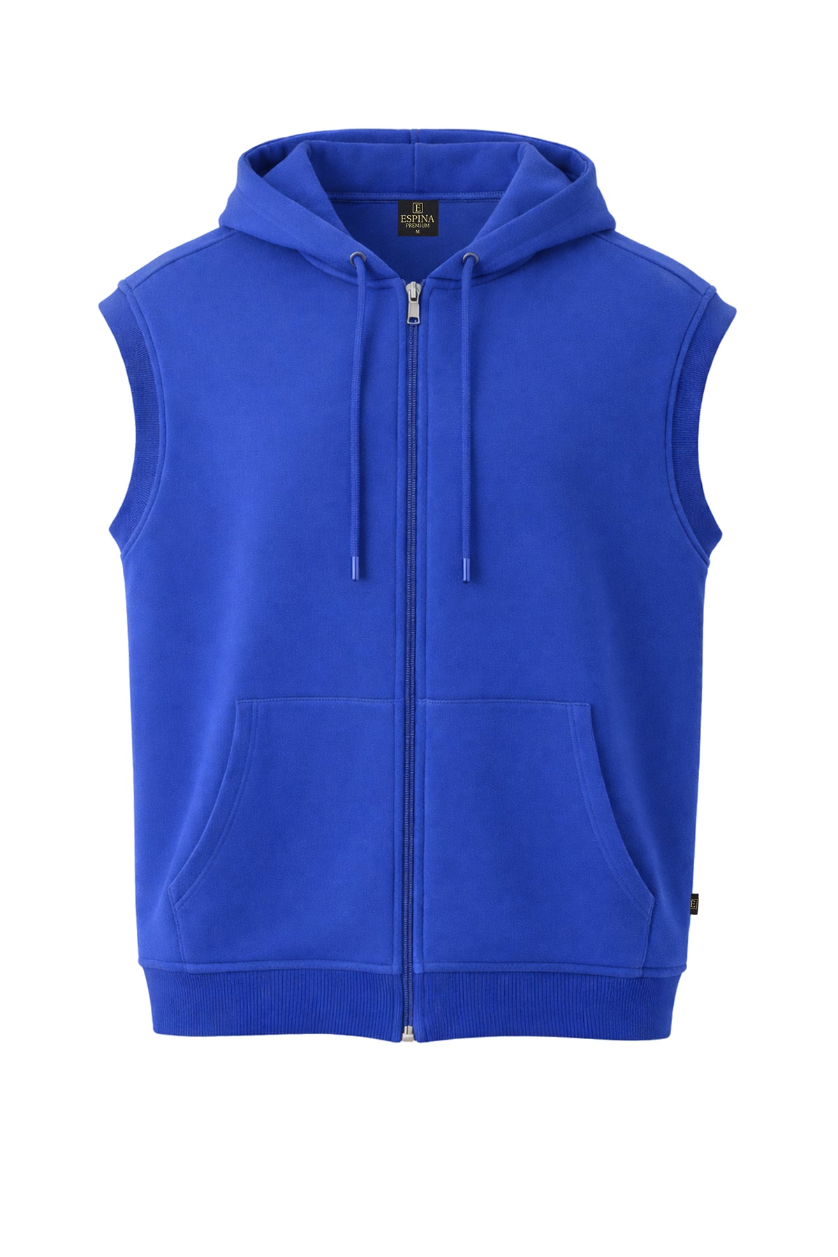 Erkek Kapüşonlu Fermuarlı Yelek