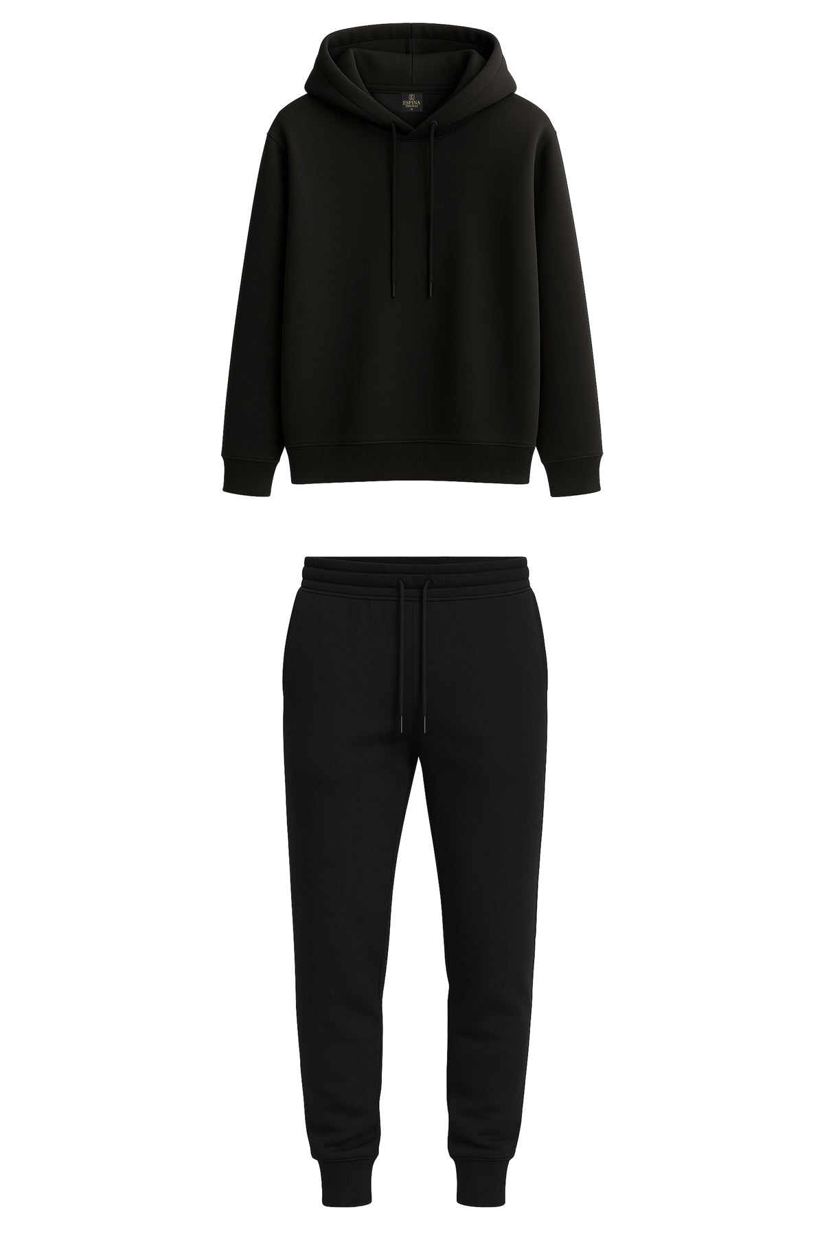 Erkek Basic Kapüşonlu Sweatshirt & Jogger Eşofman Takımı