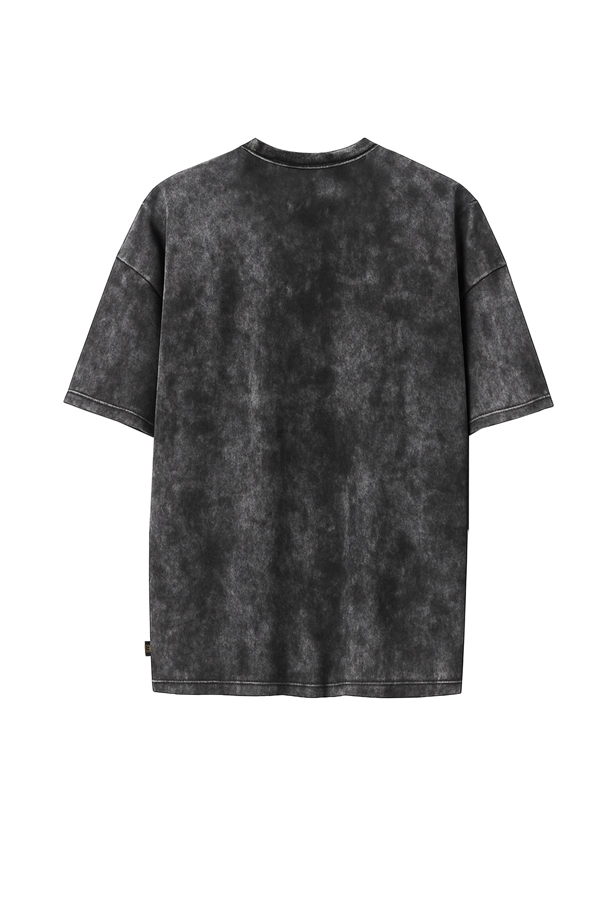 Vintage Batik Desenli Kısa Kollu Tişört