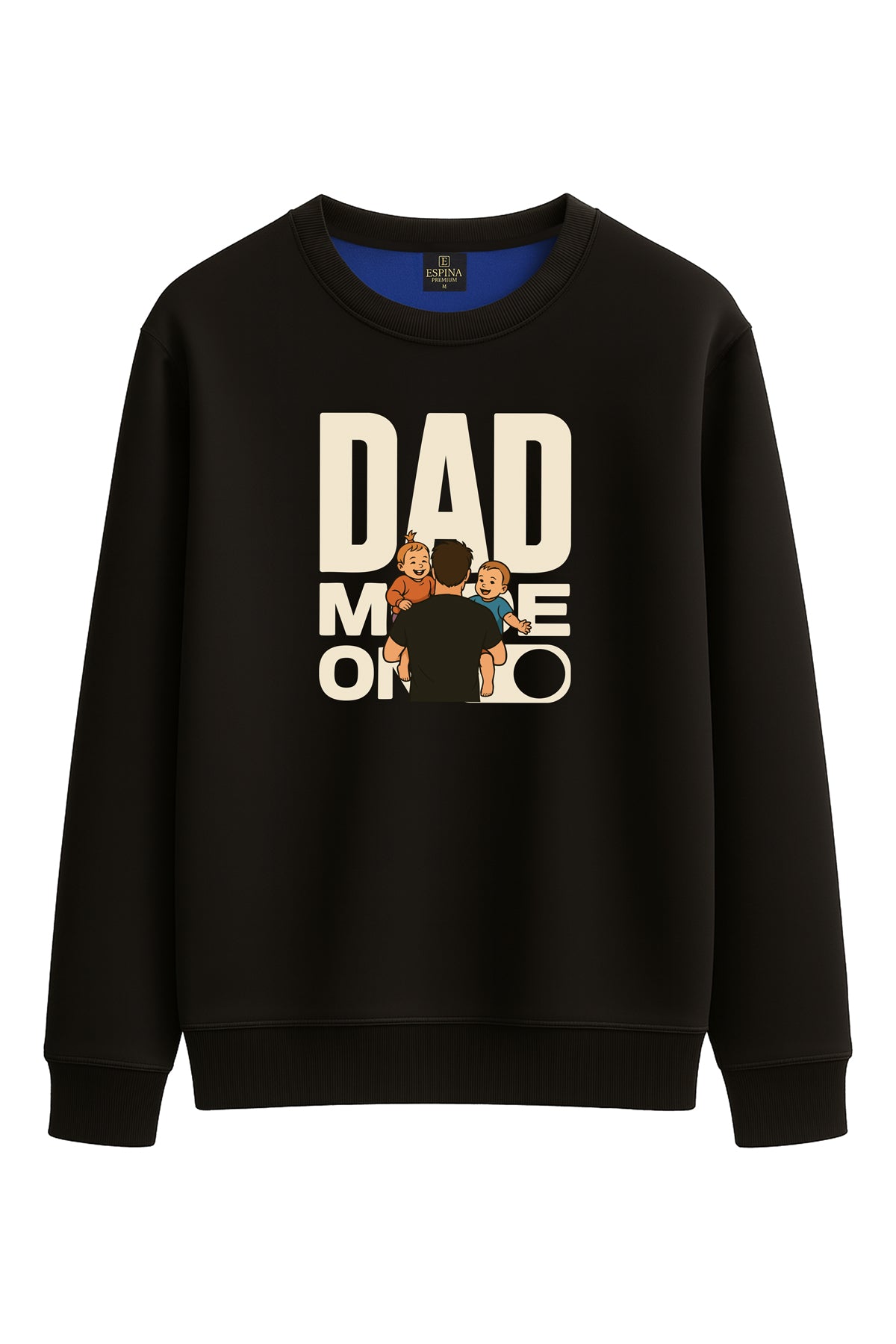 Regular Dad Mode On 2 Çocuklu Baskılı Sweatshirt