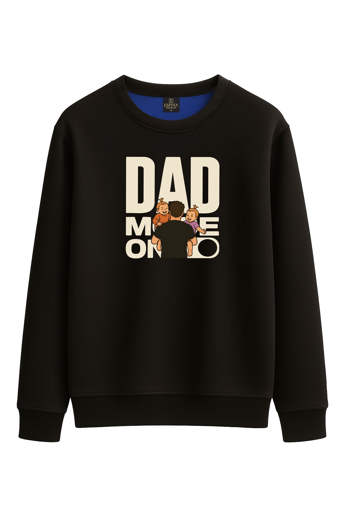 Dad Mode On 2 Kız Çocuk Baskılı Sweatshirt