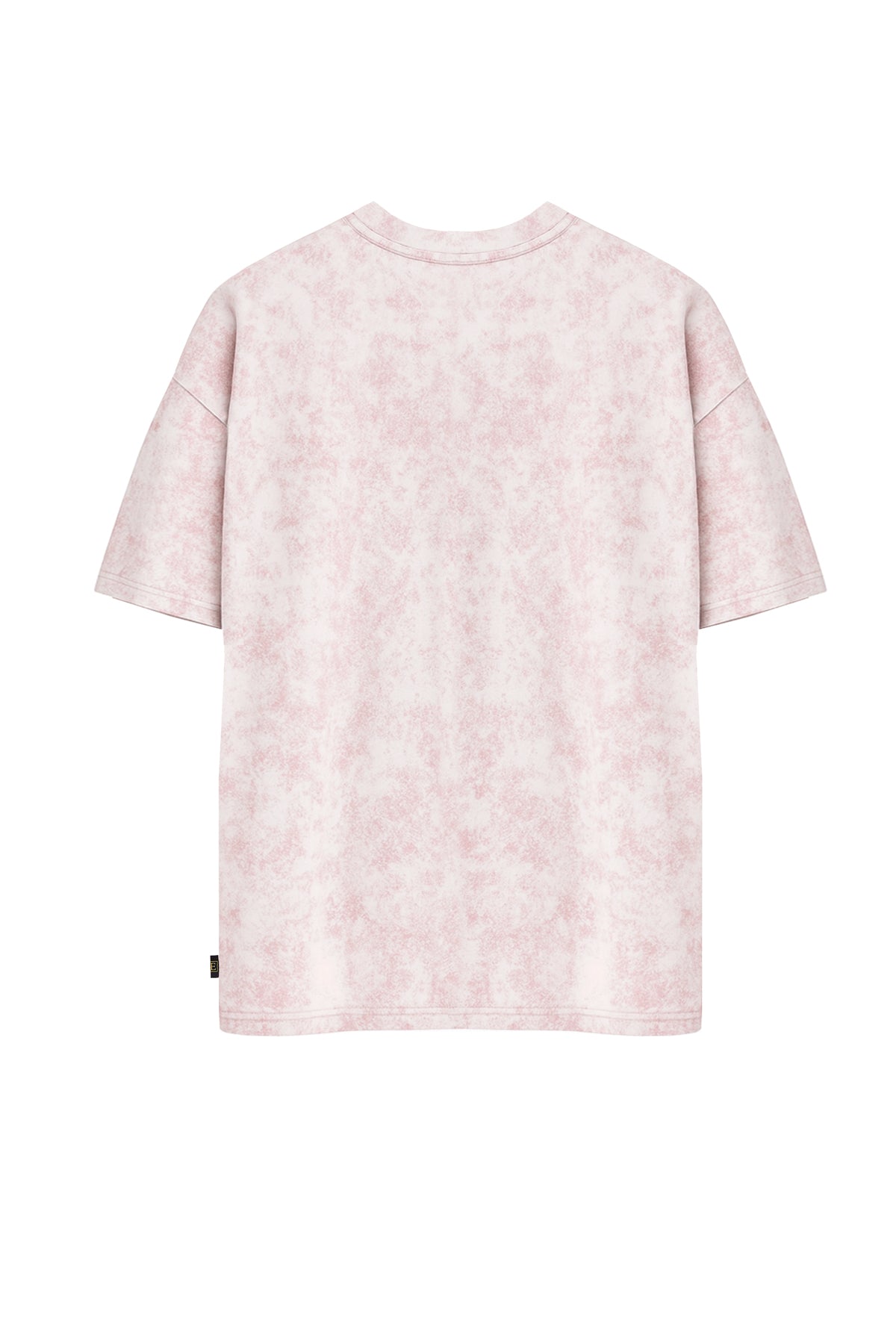 Vintage Batik Desenli Kısa Kollu Tişört