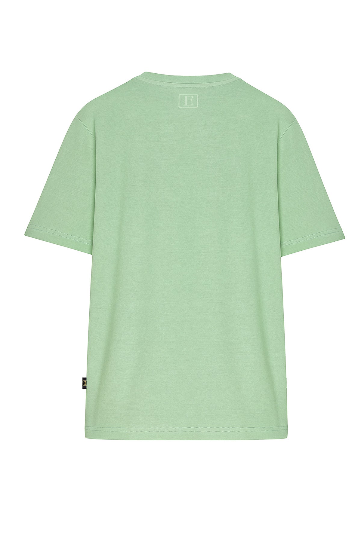 Çatlak Duvar Efektli Yüz Baskılı Oversize Kısa Kollu Tişört