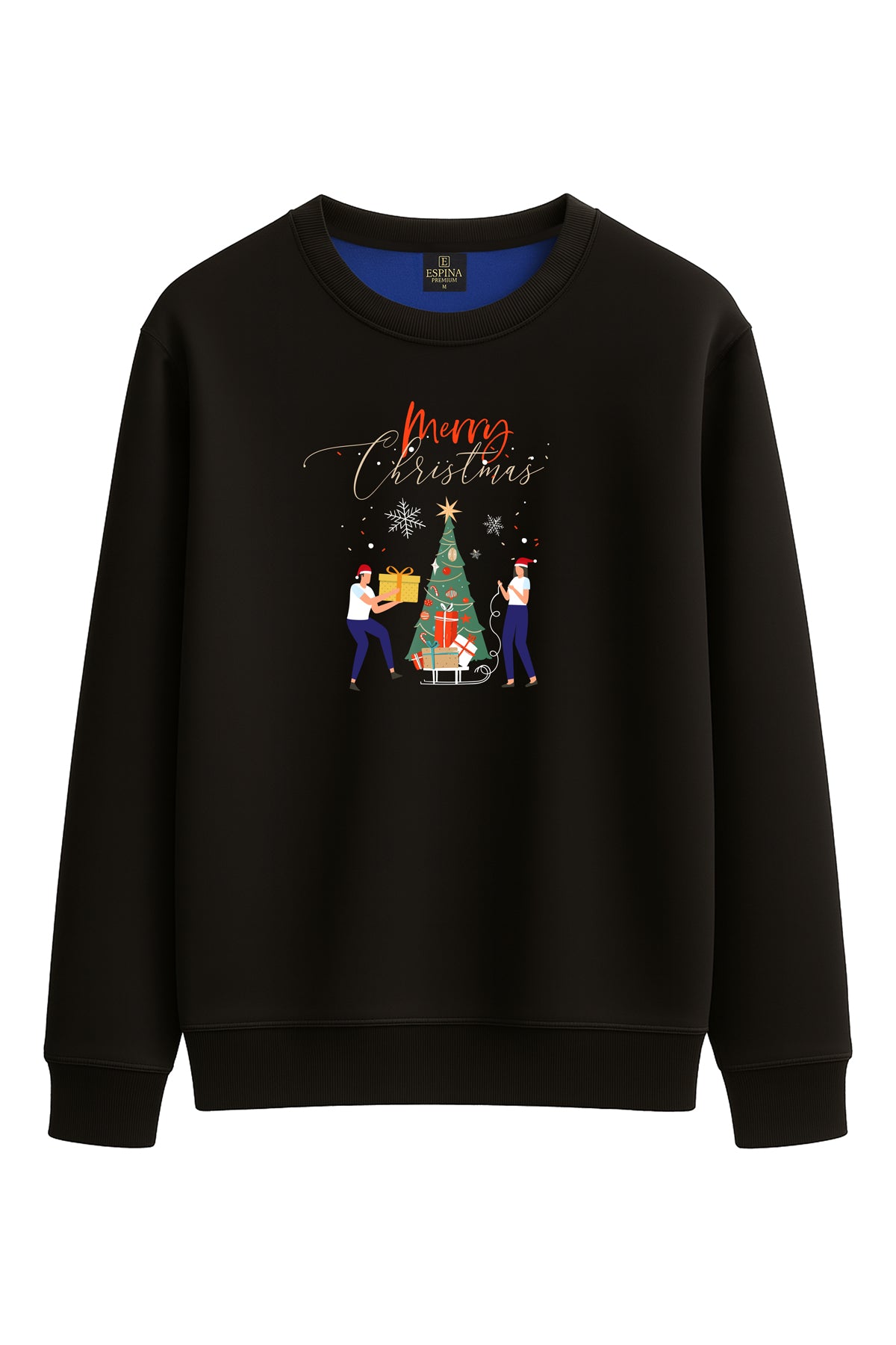 Unisex Merry Christmas Baskılı Sweatshirt
