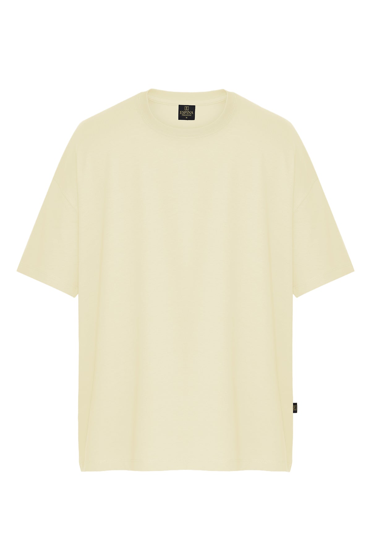 Basic Tişört Oversize - Sarı