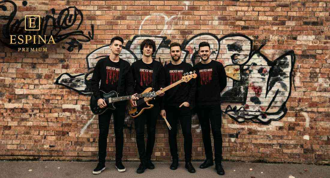 Erkek Regular Baskılı Swaetshirt - Espina Premium