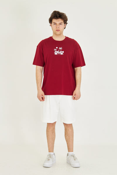 Minimal Tasarım Oversize Tişört