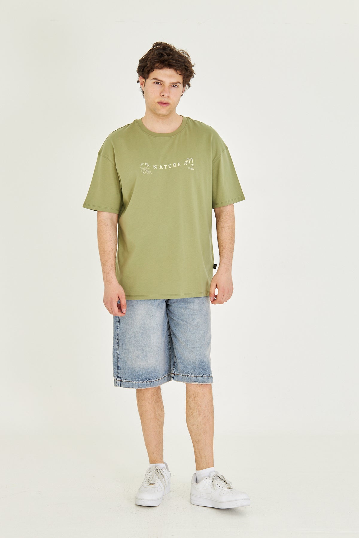 Sırt-Ön Tasarım Oversize Tişört