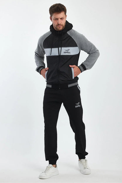 Erkek Kapüşonlu Spor Eşofman Takımı