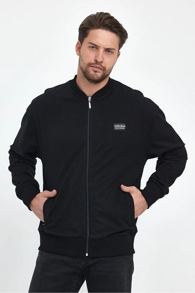 Erkek Rahat Kalıp Uzun Kollu Kolej Ceket