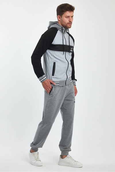 Erkek Kapüşonlu Spor Eşofman Takımı