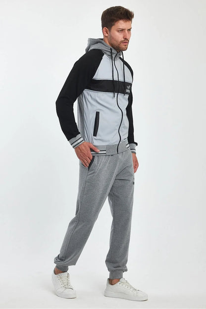 Erkek Kapüşonlu Spor Eşofman Takımı