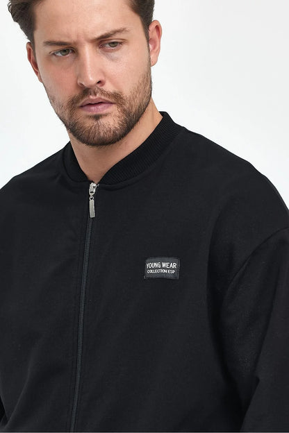 Erkek Rahat Kalıp Uzun Kollu Kolej Ceket