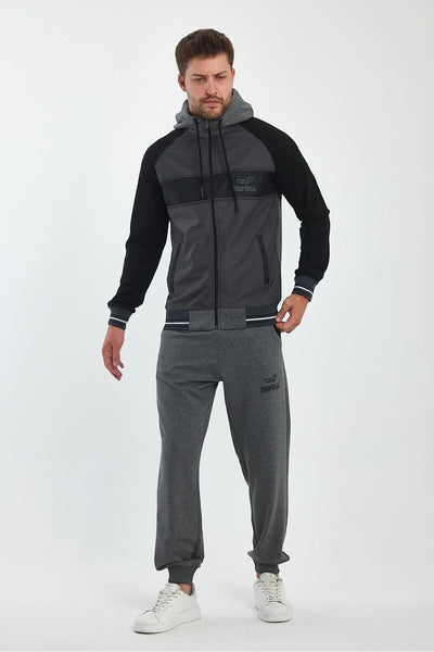 Erkek Kapüşonlu Spor Eşofman Takımı