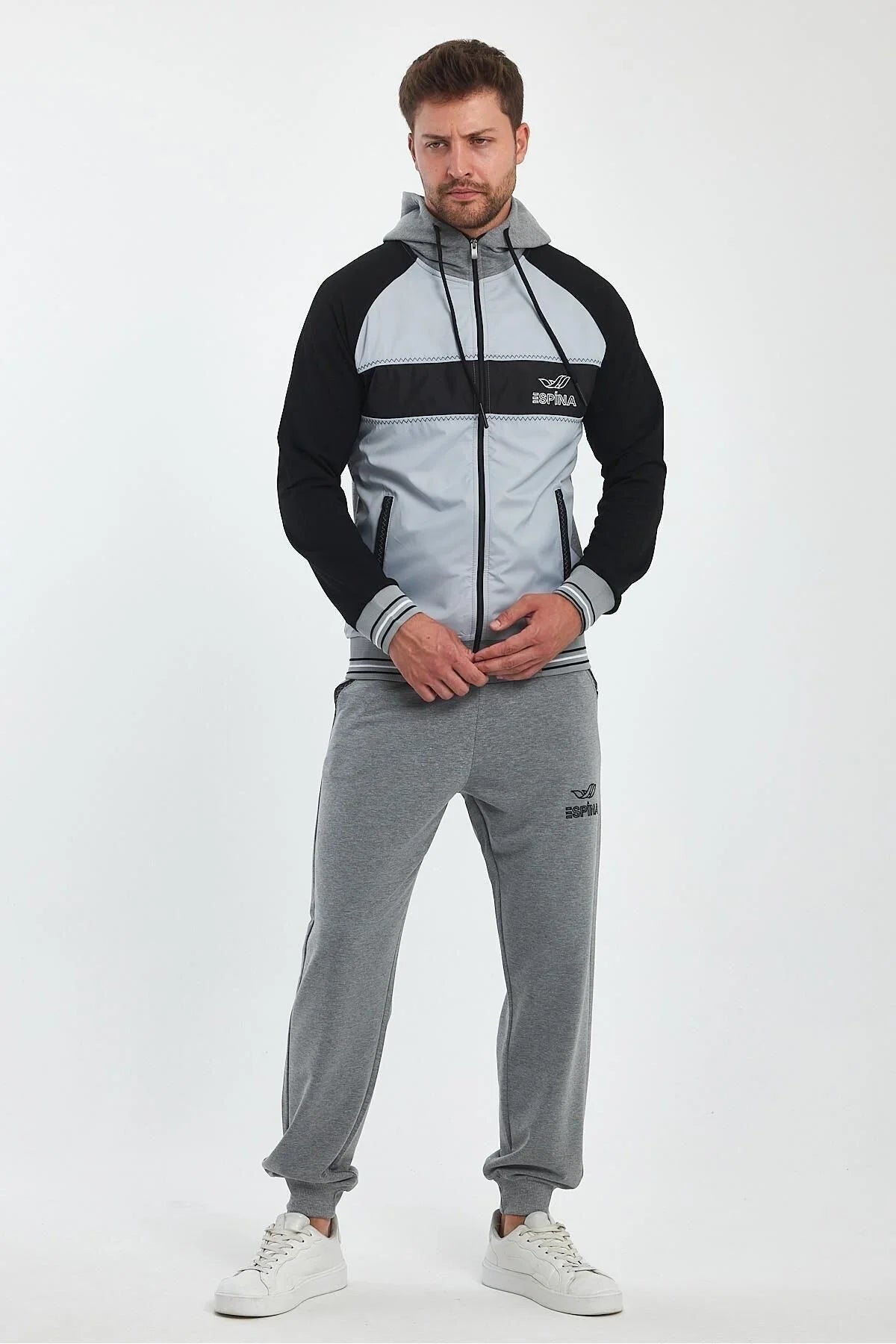 Erkek Kapüşonlu Spor Eşofman Takımı