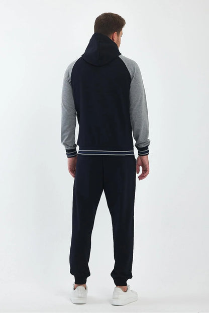 Erkek Kapüşonlu Spor Eşofman Takımı