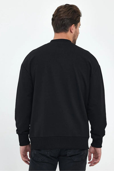 Erkek Rahat Kalıp Uzun Kollu Kolej Ceket