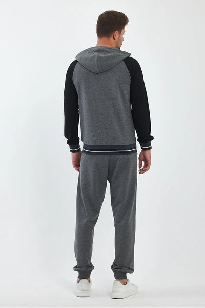 Erkek Kapüşonlu Spor Eşofman Takımı