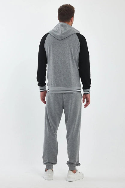 Erkek Kapüşonlu Spor Eşofman Takımı