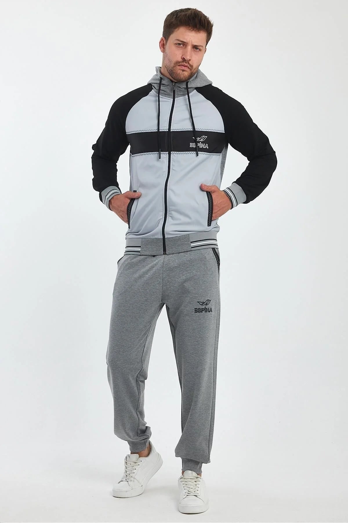Erkek Kapüşonlu Spor Eşofman Takımı